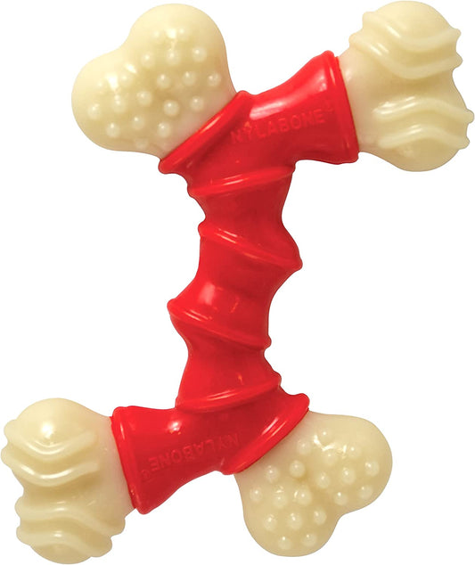 Power Chew Double Bone Dog Chew Toy, Bacon Flavor, X-Large | Durable Dog Toy for Large Dog Breeds 50+ Lbs, Teeth-Cleaning Textures, Discourages Destructive Chewing, Flavor Throughout