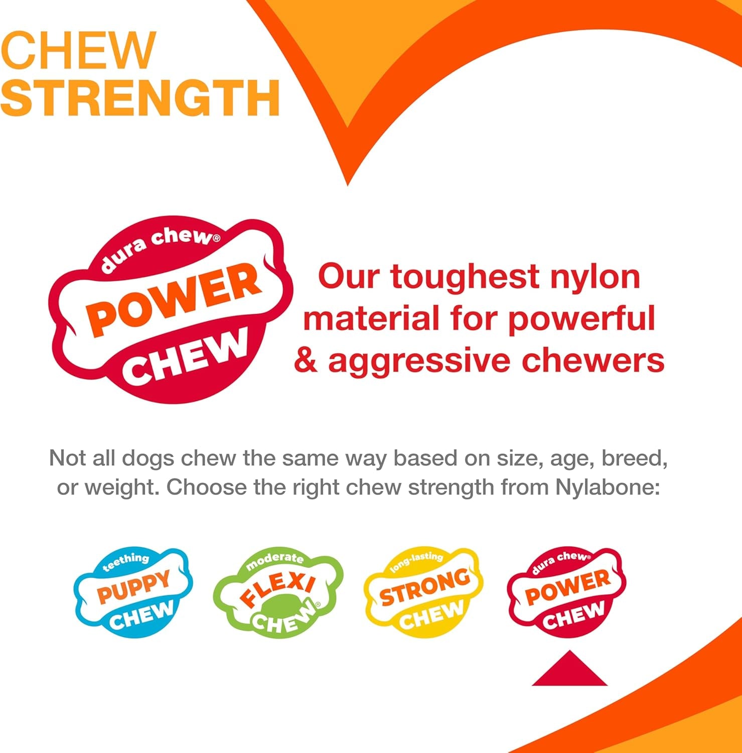Power Chew Original Bone Dog Chew Toys, Medium, 2 Count | Chicken and Bacon Flavor, Durable Chew Toys, Discourages Destructive Chewing, Long Lasting, for Dogs up to 35 Pounds